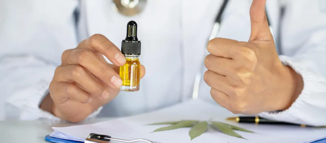 Doctor prescribing medical cannabis to a patient in Australia
