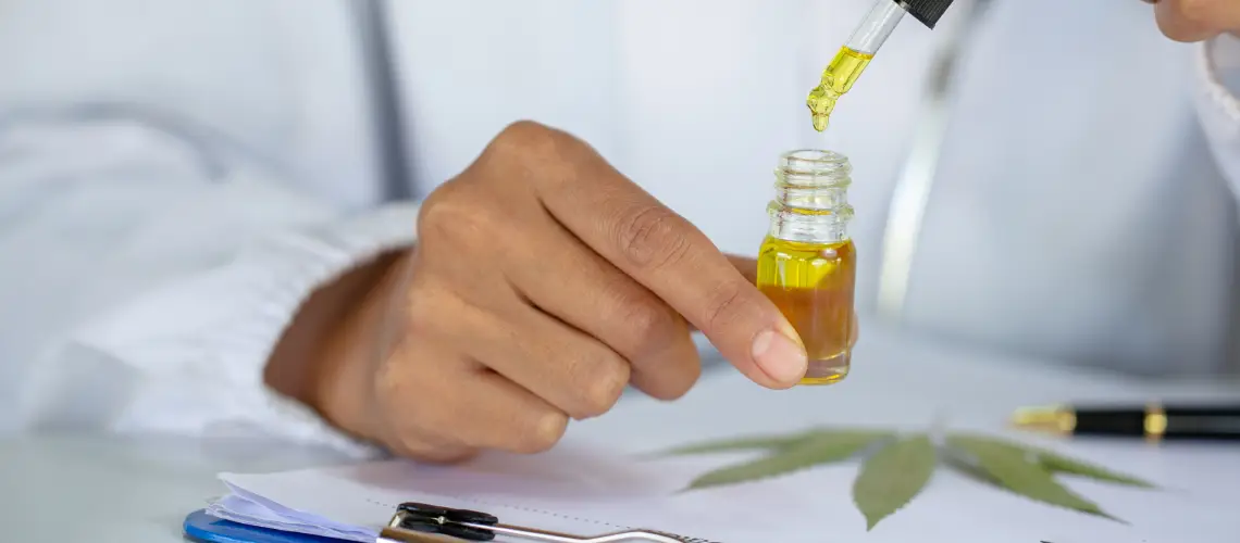 Cannabis leaf with medical clipboard symbolising natural healthcare in Australia